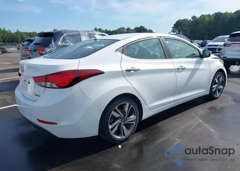 2014 Hyundai Elantra Limited из США, поврежденный, VIN 5NPDH4AE0EH488176